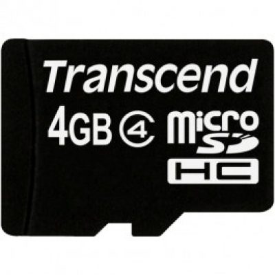 Карти памет Transcend MicroSDHC 4GB