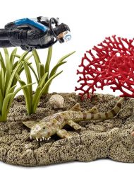 SCHLEICH Фигурка ВОДОЛАЗ В КОРАЛОВИЯТ РИФ 42328