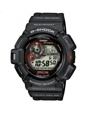 Мъжки спортен часовник Casio G-SHOCK черен устойчив на замърсяване