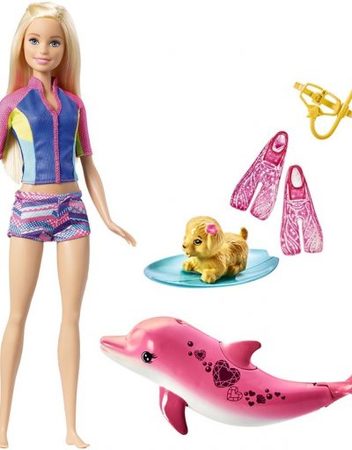 BARBIE Кукла с морски аксесоари и делфин DOLPHIN MAGIC FBD63