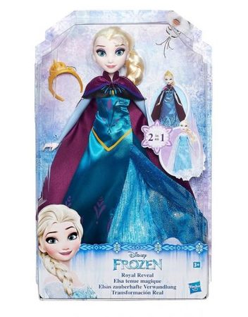 DISNEY FROZEN Трансформираща се кукла 2в1 ЕЛЗА B9203