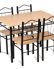 Комплект маса с 4 стола 20009-дъб
