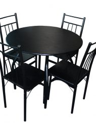 Комплект маса с 4 стола 20010 - венге