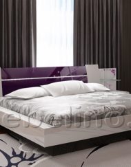 Легло Казабланка с нощни шкафчета и LED осветление