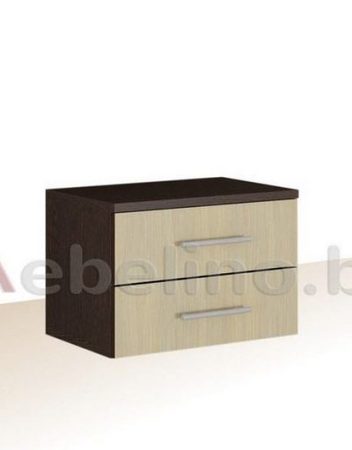 Шкафче с две чекмеджета Mebelino 60
