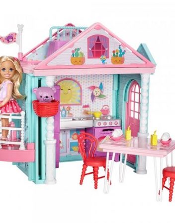 BARBIE Комплект къщата на Челси + кукла ЧЕЛСИ DWJ50
