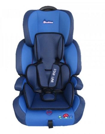 BEBINO Стол за кола 9-36 кг. STAR LINE BLUE+DARK BLUE