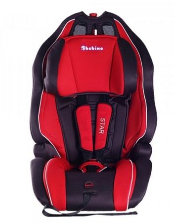 BEBINO Стол за кола STAR 9-36 кг. RED&BLACK