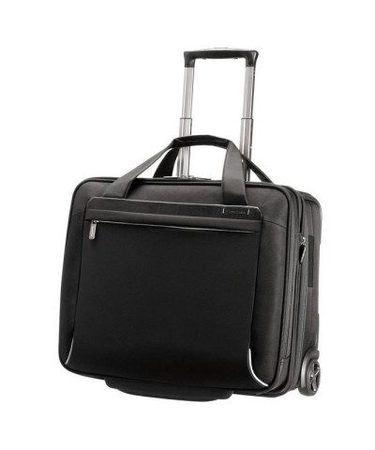 Carry Case, Samsonite Spectrolite Rolling Tote Expandable, 43.9cm/17.3'', Black (80U.09.010)