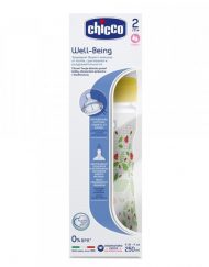 CHICCO N0218 Шише PP 250 мл. 2м+ WELL-BEING ROMANTIC 20623.30