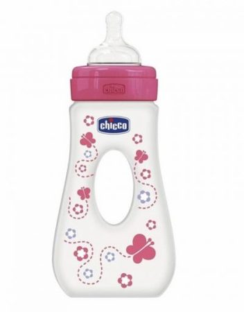 CHICCO Шише силикон PP 240 мл РОЗОВ 20625.10