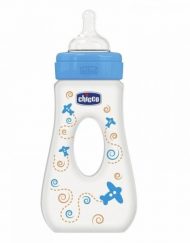 CHICCO Шише силикон PP 240 мл СИН 20625.20