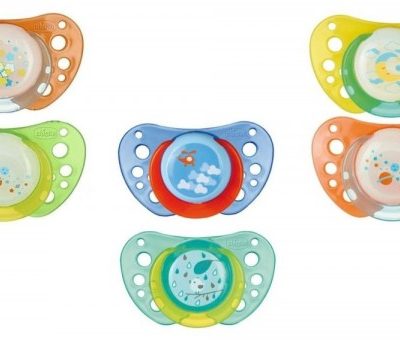 CHICCO Светеща залъгалка PHYSIO AIR силикон 12+ 2бр. 72735.410