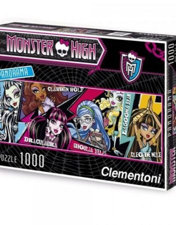 CLEMENTONI Панорамен пъзел  MONSTER HIGH