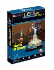 CubicFun 3D Пъзел с LED светлини STATUE OF LIBERTY L505h