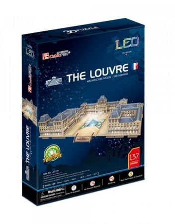 CubicFun 3D Пъзел THE LOUVRE L517h