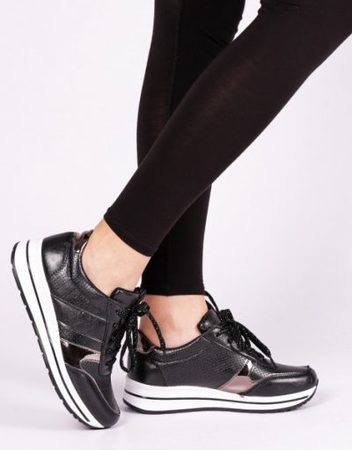 Дамски спортни обувки Elouzee черни
