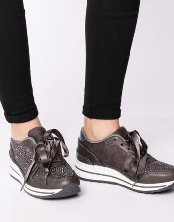 Дамски спортни обувки Jessa сиви
