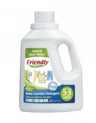 Friendly Organic Концентриран гел за пране на бебешки дрехи с омекотител Без аромат- 1.57л FR-00058