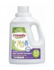 Friendly Organic Концентриран гел за пране на бебешки дрехи с омекотител Лавандула - 1.57л FR-00058