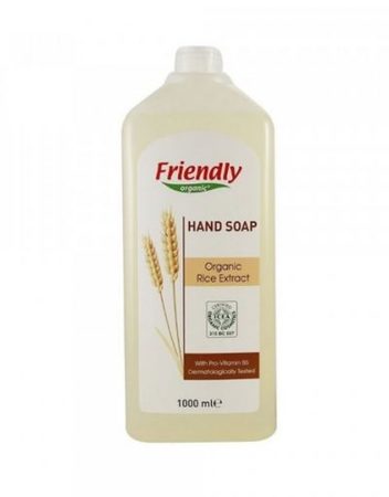 Friendly Organic Натурален сапун за ръце с екстракт от органичен ориз 1000 мл. FR-00030
