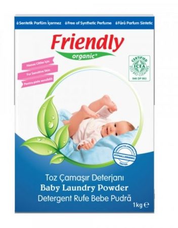 Friendly Organic Органичен прах за пране на бебешки дрехи 1 кг. FR-00598