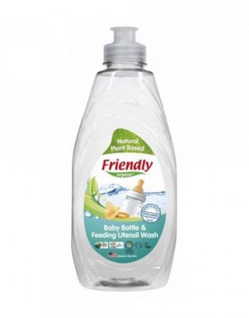 Friendly Organic Препарат за ръчно измиване на бебешки шишета и съдове 414 мл. FR-00607