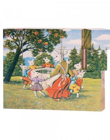 GOKI Кубчета - пъзел ПРИКАЗКИ 57877