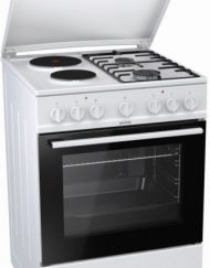 Готварски печки, Gorenje K6241WF, Енергиен клас: А, 2 електрически котлона и 2 газови котлона