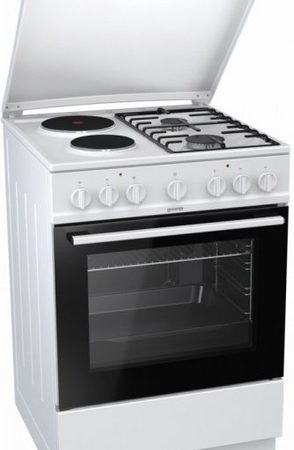 Готварски печки, Gorenje K6241WF, Енергиен клас: А, 2 електрически котлона и 2 газови котлона