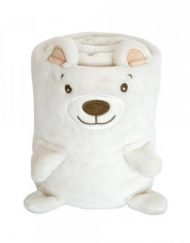 KIKKA BOO 3D Бебешка плюшена пелена-одеяло 100/75 см. BEAR 241252