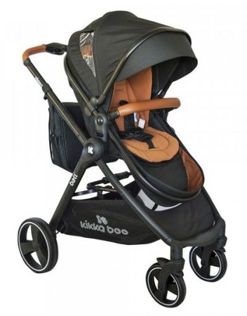 KIKKA BOO Комбинирана количка 2в1 BALI ZEN MELANGE BLACK 110282