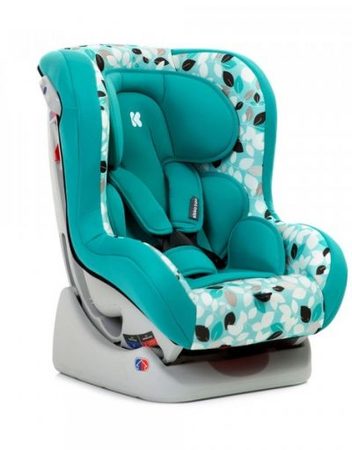 KIKKA BOO Стол за кола 0-18 кг. ANTIGUO LEAVES/BLUE 160461