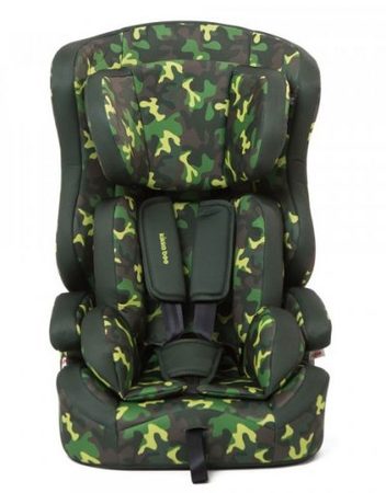 KIKKA BOO Стол за кола 9-36 кг. CAMOUFLAGE GREEN 160041 