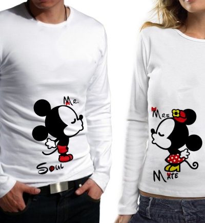Комплект блузи за влюбени - Mickey and Minnie Mouse