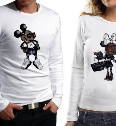 Комплект блузи за влюбени - Mickey and Minnie Mouse HARD