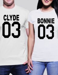 Комплект тениски BONNIE & CLYDE