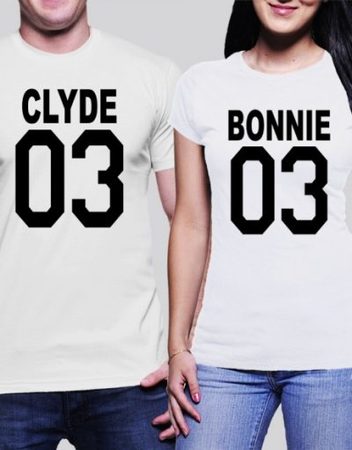 Комплект тениски BONNIE & CLYDE