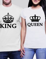 Комплект тениски - King & Queen