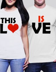 Комплект тениски THIS IS LOVE