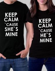 Комплект тениски за влюбени - Keep Calm Cause