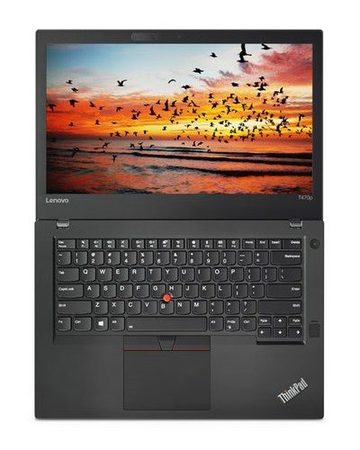 Lenovo ThinkPad T470p /14''/ Intel i7-7700HQ (3.8G)/ 8GB RAM/ 256GB SSD/ ext. VC/ Win10 Pro (20J6003FBM)