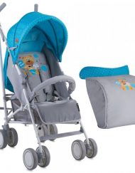 LORELLI CLASSIC Лятна количка с покривало FIESTA BLUE&GREY HELLO BEAR 1002073/1718А