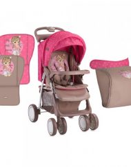 LORELLI CLASSIC Лятна количка с покривало FOXY BEIGE&ROSE PRINCESS 1002052/1703A