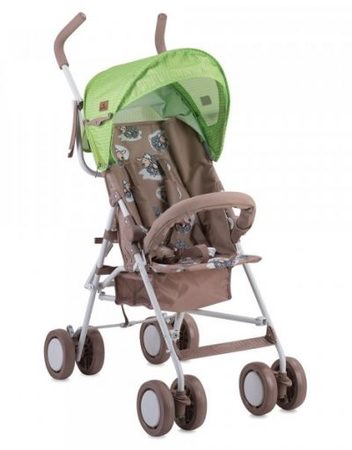 LORELLI CLASSIC Лятна количка TREK BEIGE&GREEN LAMBS 1002088/1732