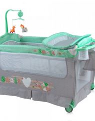 LORELLI PREMIUM Кошара на 2 нива SLEEP'N'DREAM GREEN GREY SNAIL 1008031/1705