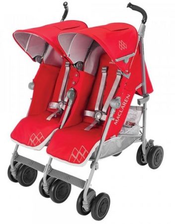 MACLAREN Количка за близнаци TWIN TECHNO XT 0м+ CARDINAL WM1Y130452