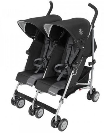 MACLAREN Лятна количка за близнаци TWIN TRIUMPH BLACK/CHARCOAL WM1Y120032