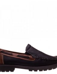 Мъжки обувки Gill черни с кафяво
