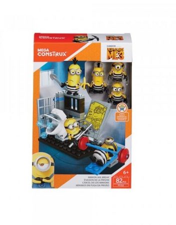 MEGA BLOKS Конструктор с 3 фигурки MINIONS DM3 FFJ31